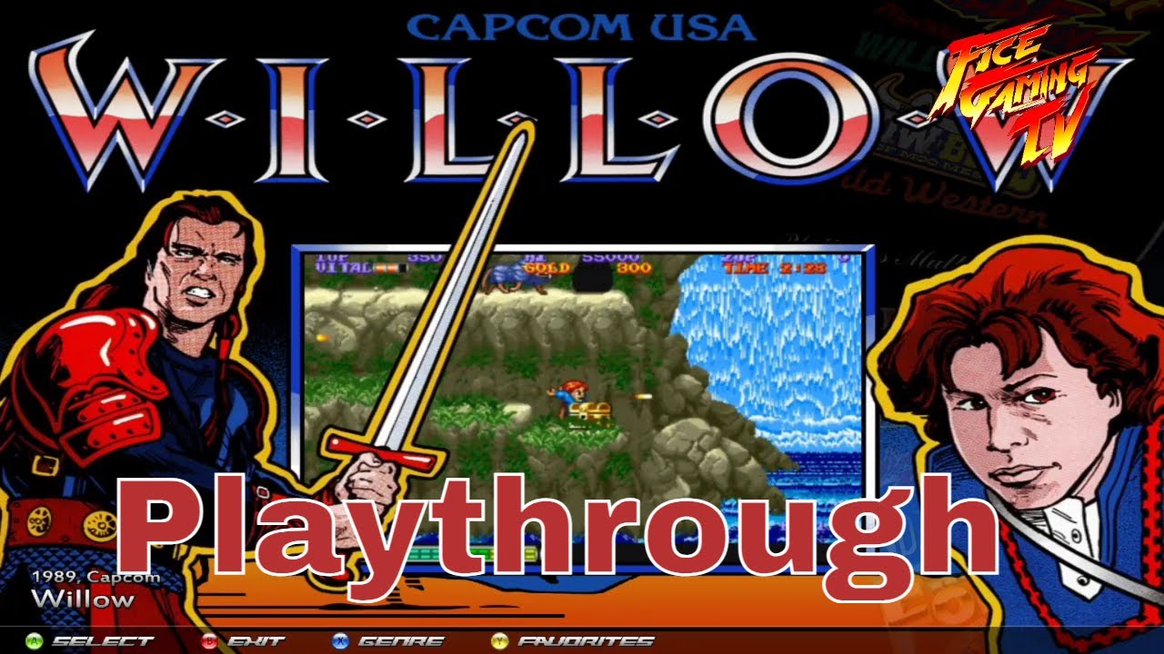 Willow LongPlay Willow The Arcade Game Full Playthrough An
