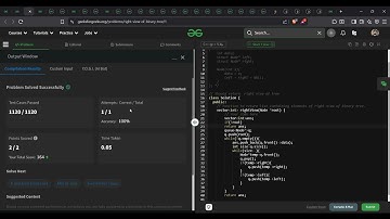 Right View of Binary Tree | GFG Solution in C++