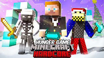 100 Players simulate the FESTIVE hunger games in Minecraft