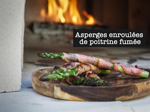 Asparagus and Pork Belly in a Traditional Wood-Fired Oven - Recipe