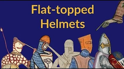 Flat-topped Helmets #MedievalMonday