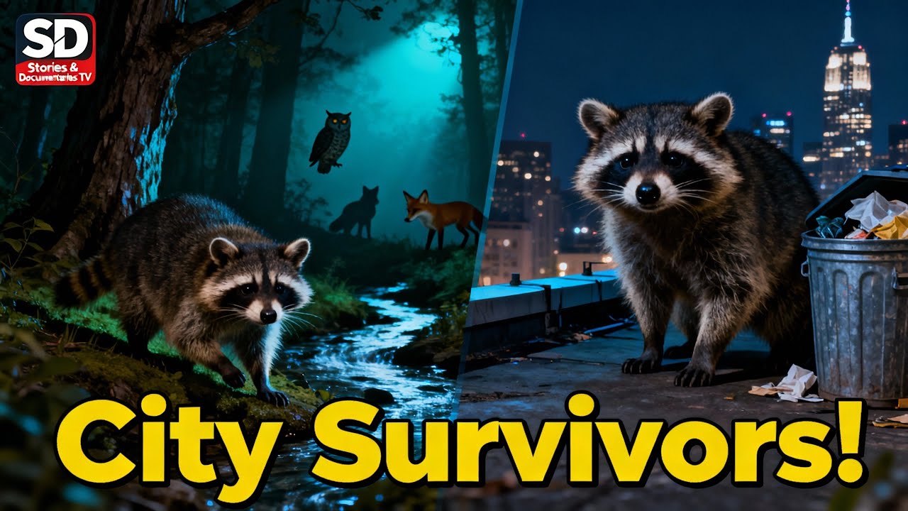 Raccoons: Survivors of Cities | Beast challenge Stories - YouTube