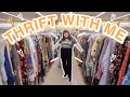 COME THRIFT WITH ME FOR SPRING. + *PLUS SIZE TRY ON HAUL*