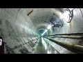 The series of shockwaves from this explosion in a tunnel