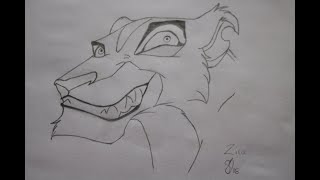 The Lion King | Drawing Zira