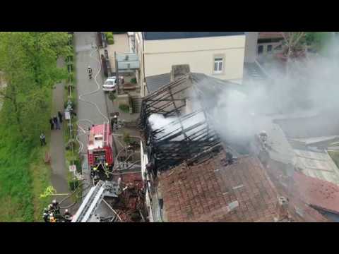 feuerwehr münchen Gebäudebrand Bollendorf