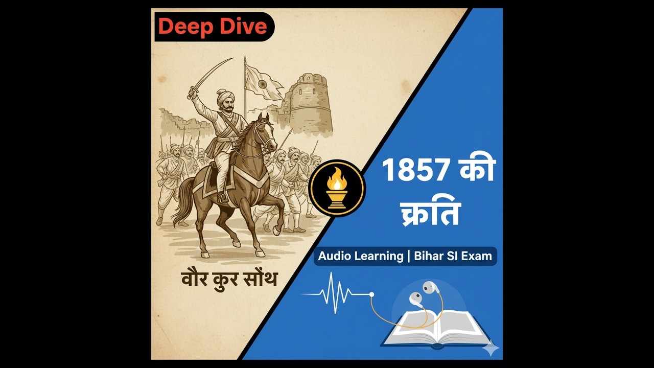 1857 की क्रांति और वीर कुंवर सिंह Audio Learning| Bihar SI Exam