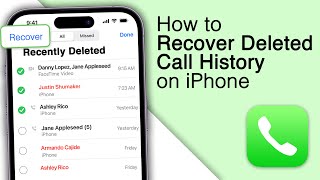 How to Recover Deleted Call History on iPhone! [2 Best Methods]