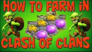 Как нафармиться в клеш оф кленс?/How to farm in clash of clans?