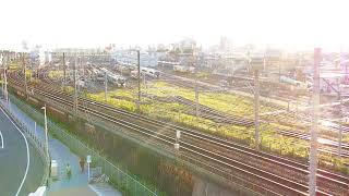 あおなみ線ささしまライブ駅近くでJR線・近鉄線など眺める（2022.08）3