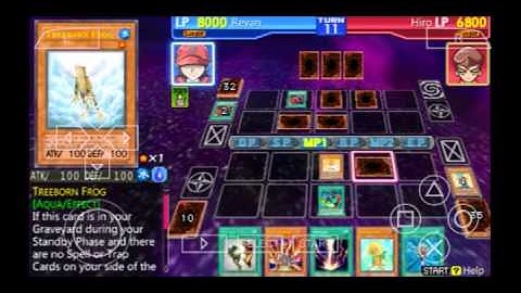 Revan501st playing yugioh gx tag force psp first time