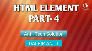 HTML ELEMENTS PART - 4 |NESTED ELEMENTS| |EMPTY ELEMENTS|