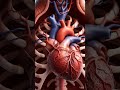 Inside the Human Heart: The Circulatory System Explained ❤️. #3danimation #science #health #heart