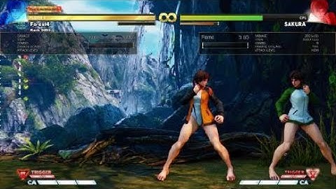 Sakura mid stage 1 bar combo into okizeme SFVAES4