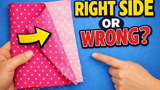 How to tell the Right side and Wrong side of fabric | 3 methods | Sewing for Beginners 