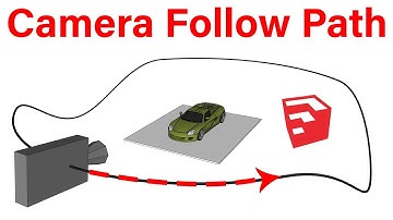 Camera Along Path in SketchUp | Path Animation