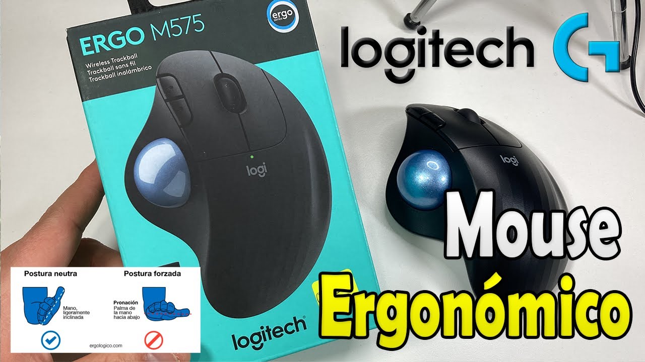El Mouse ERGONÓMICO que todos deberiamos tener: LOGITECH ERGO M575