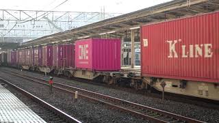 【Japan Railway】チビONE積載 海上コンテナ輸送 4072レ EF65 2091牽引