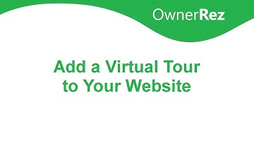Add a Virtual Tour to Your Website
