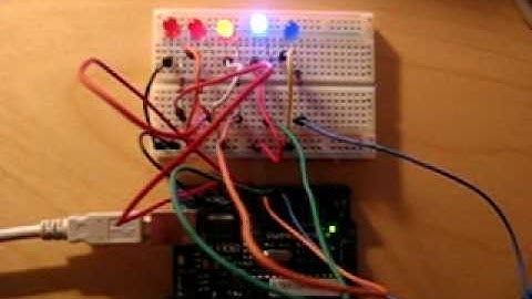 Arduino LED chase effect