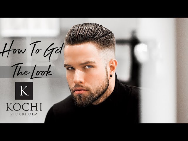 Slick back 2024 fade haircut