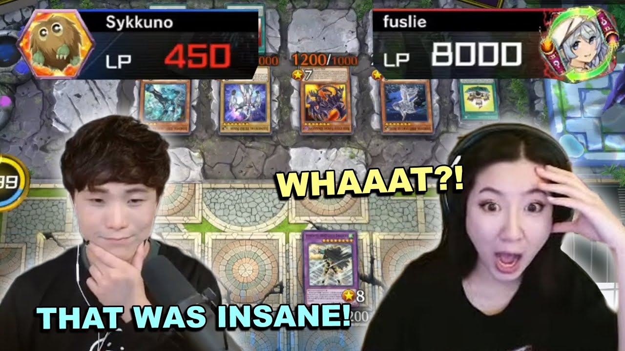 Sykkuno Made an INSANE COMEBACK Against Fuslie's Toon Deck | Yu-Gi-Oh! Master Duel