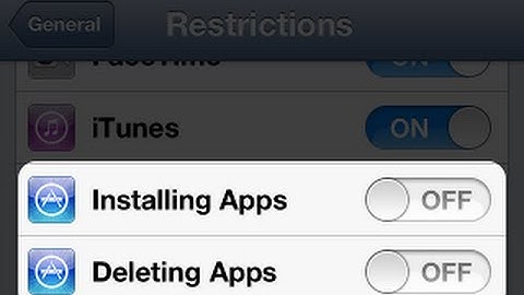 How to Disable Apps Installation on iPhone, iPad or iPod Touch