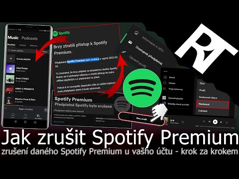 Jak zrušit Spotify Premium – zrušení předplatného Spotify (tutoriál)