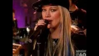 Hilary Duff - Fly - Live - Aol Sessions