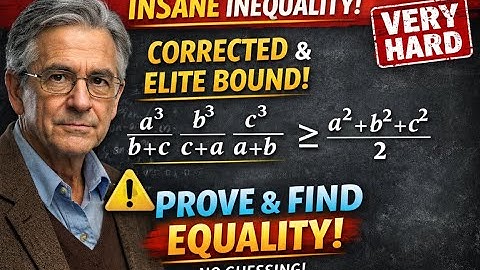 🔹This Inequality Is Often Done Wrong | Problem #6 (Olympiad Level) #inequality #olympiad #very hard