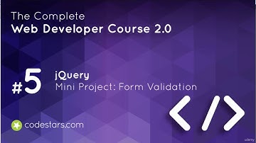 jQuery 10   Mini Project   Form Validation