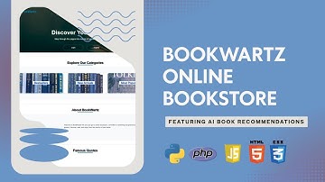 Build a Complete Online Bookstore with AI Book Recommendations | HTML, CSS, JS, PHP & Python
