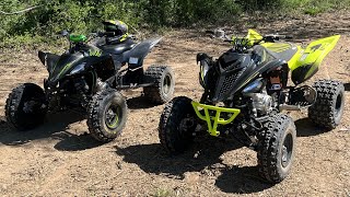 Jon Finally Got His Bike Fixed!!! First Ride Back With the YFZ450 & RAPTOR 700