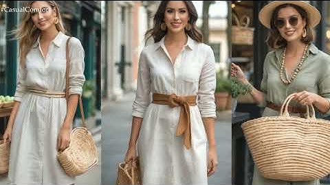Linen Shirt Dress 👗 3 Elegant Ways to Style It Without Heels | Summer Fashion 2025