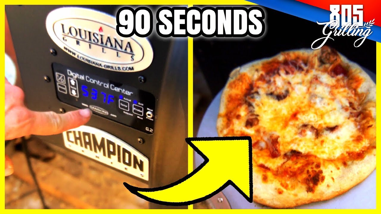 60 SECOND PIZZA DIY PELLET SMOKER OR BBQ - YouTube