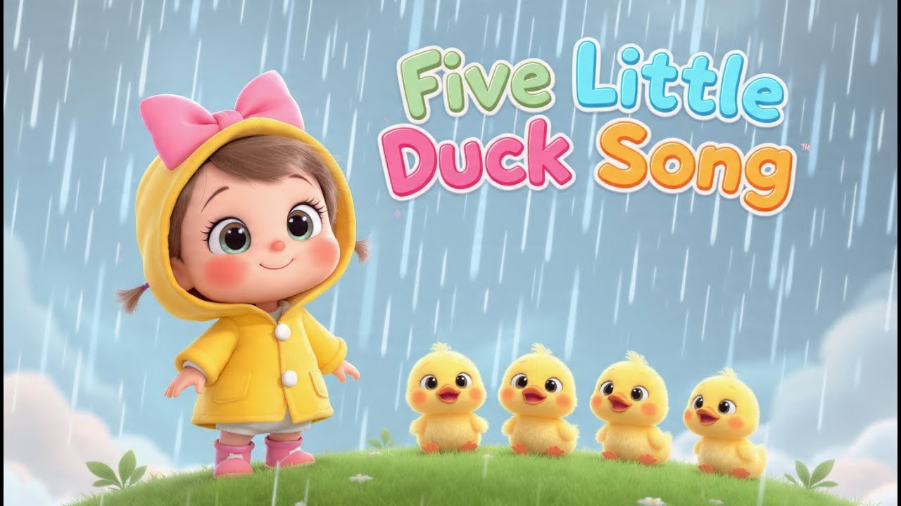 Five Little Ducks Went Out One Day | Duck Nursery Rhymes for Babies | Junnu Kids Baby Songs