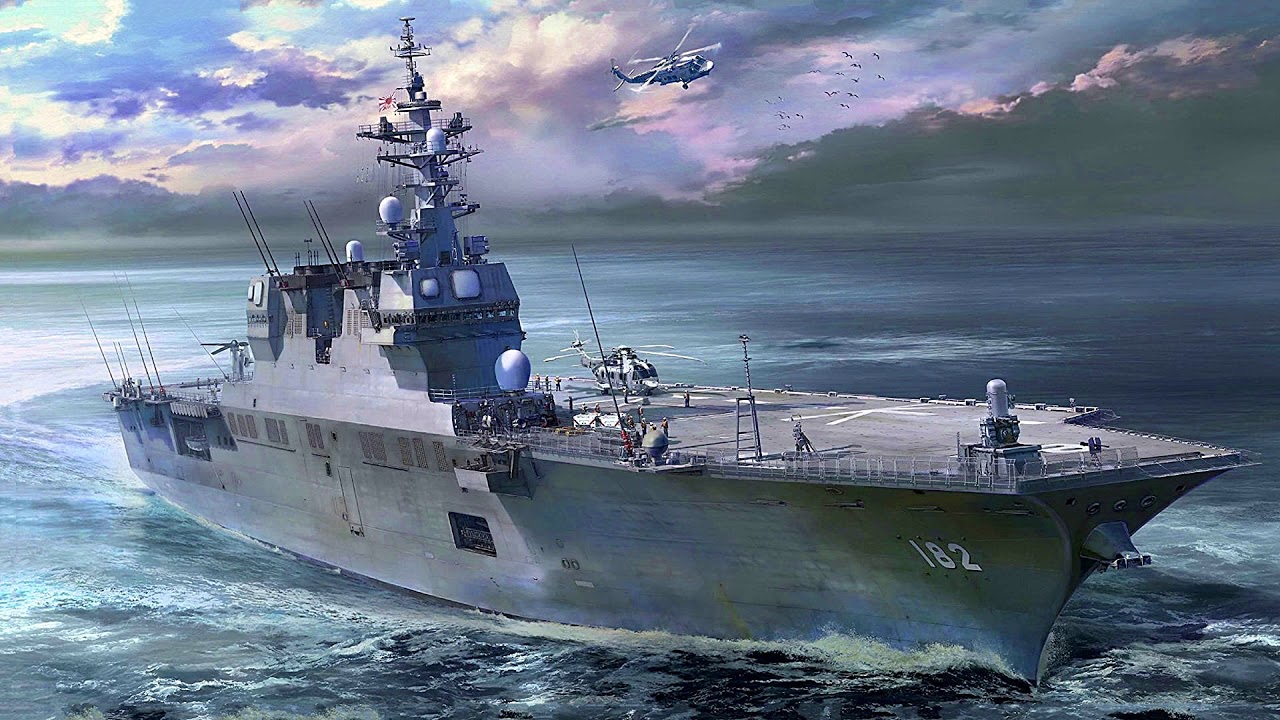 【自衛隊 行進曲】海をゆく/JSDF March 