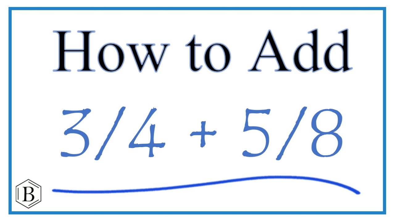How To Add 3 4 5 8 YouTube