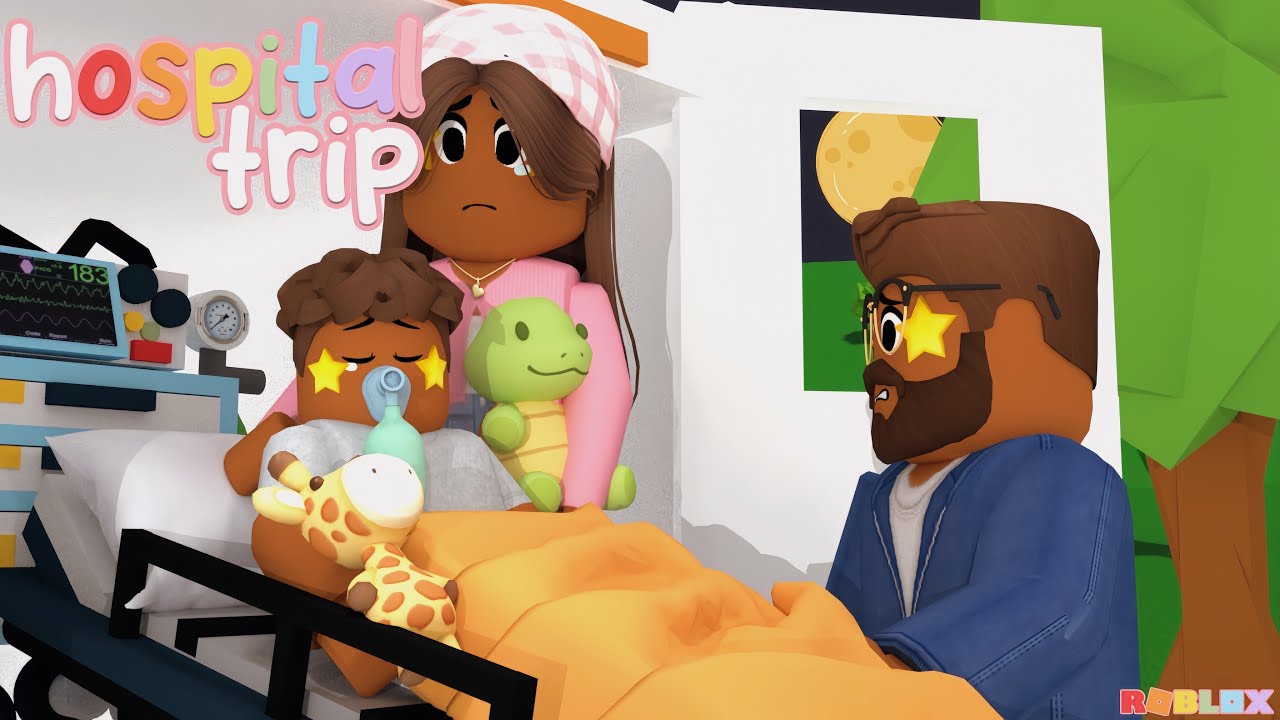 😭Toddler Had an ASTHMA ATTACK! *HOSPITAL OVERNIGHT* Roblox Bloxburg Roleplay 