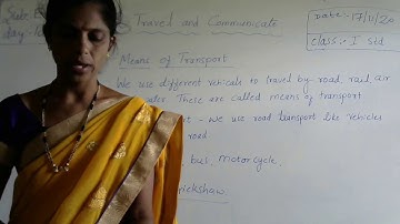 II std ( E V S )  Lesson 2. Travel and Communicate