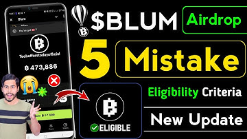 Blum Airdrop Eligibility Criteria ⚠️ blum new update, how to earn blum meme points, blum mp point