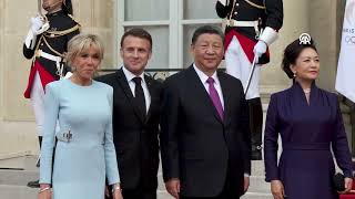 French President Macron hosts official state dinner for Chinese President Xi