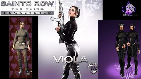 SAINTS ROW 3 REMASTERED - VIOLA CHARACTER CREATION + OUTFIT