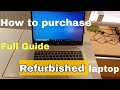 How to purchase refurbished laptop