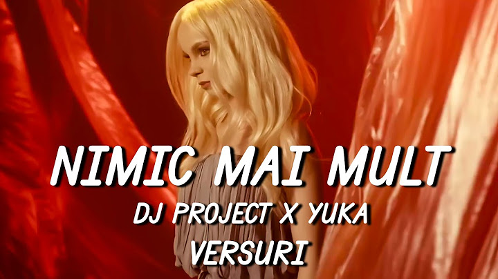 DJ Project x YUKA - Nimic mai mult | Lyric Video