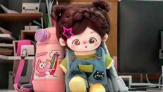 Calm Doll Care Routine 🧸 Cotton Doll Grooming #calembou #doll #plushtoys
