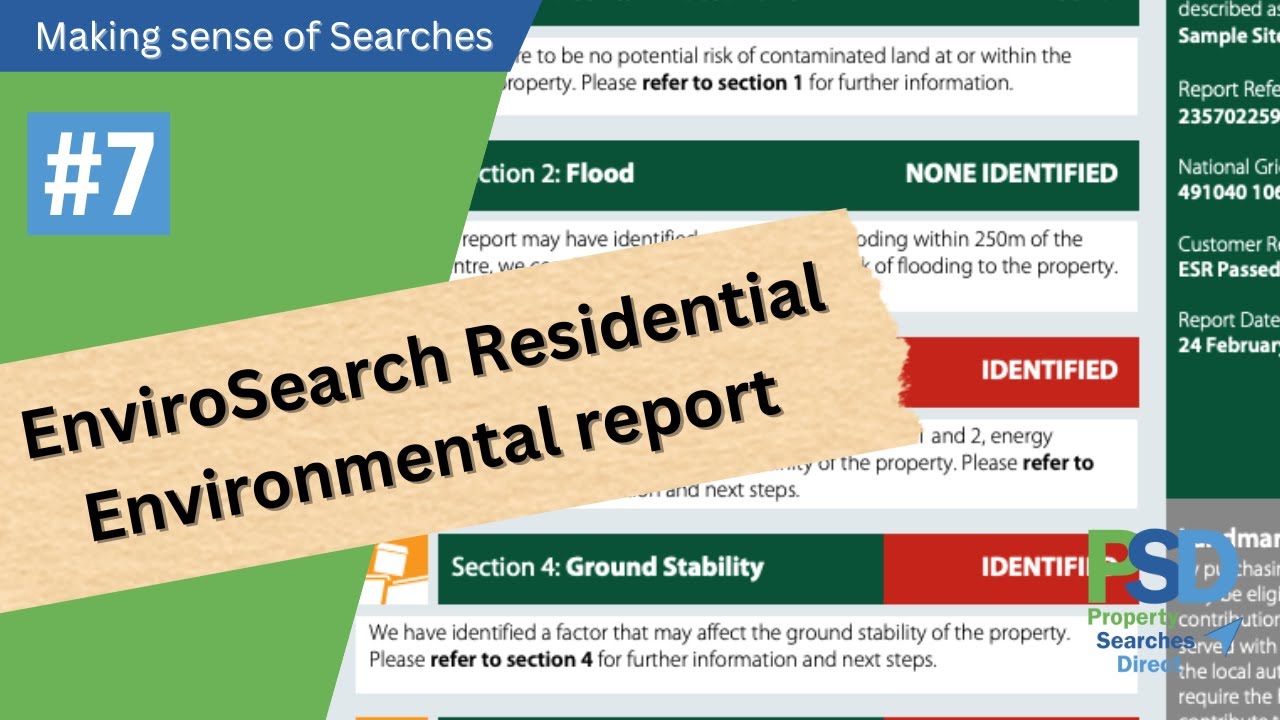 Introducing the Envirosearch Residential Report