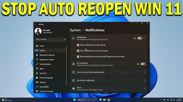 How To Stop Auto Reopen of Programs after Restart in Windows 11 - Quick Fix