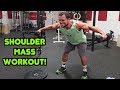 Intense 15 Minute Gym Shoulder Workout for Muscle Mass