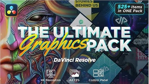FREE The Ultimate Graphics Pack | Free Templates for Davinci Resolve